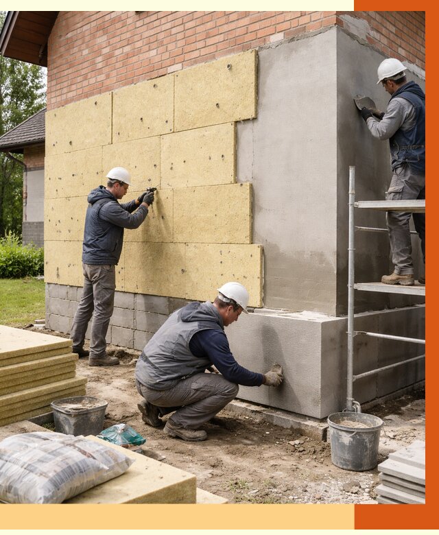 Утепление частного дома в Ногинске под ключ от 7598 руб/м2 — недорого | ТепломастерНгн