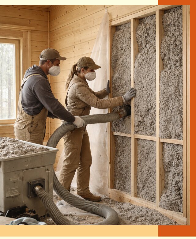 Утепление дачного дома эковатой в Ногинске от 1469 руб./м2 — комплексно, ТепломастерНгн