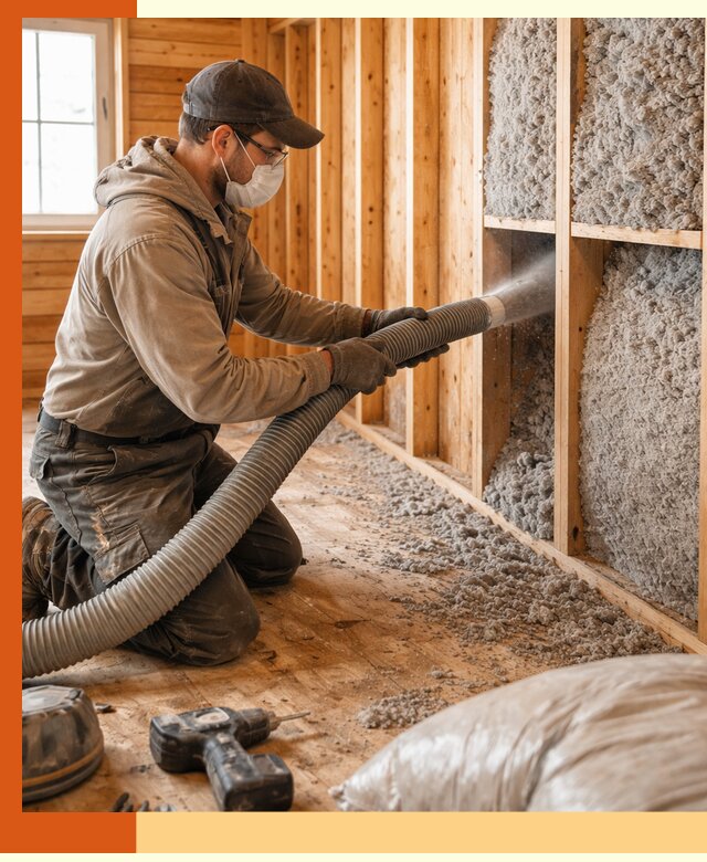 Утепление дачного дома эковатой в Ногинске — быстро и надёжно