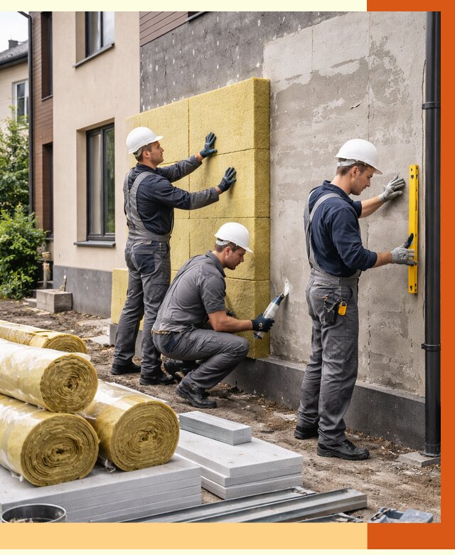 Утепление таунхауса в Ногинске от 7294 руб/м2 — комплекс под ключ | ТепломастерНгн