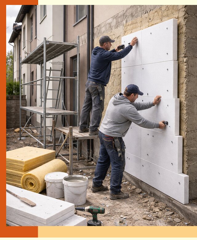 Утепление таунхауса с гарантией комфорта в Ногинске