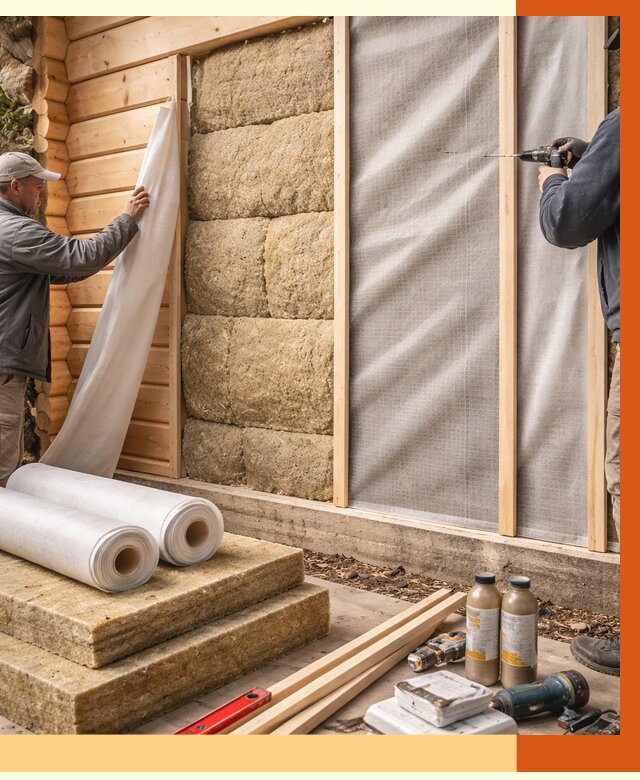 Утепление дома из минибруса в Ногинске от 4559 руб/м2 — заказать профессионально | ТепломастерНгн