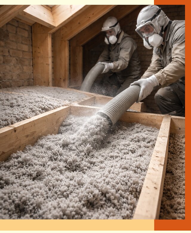 Утепление коттеджа эковатой в Ногинске от 2533 руб./м² — комплексная задувка и монтаж | ТепломастерНгн