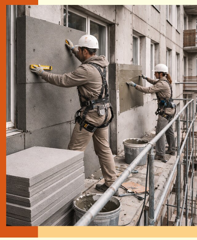 Утепление квартиры снаружи под ключ в Ногинске