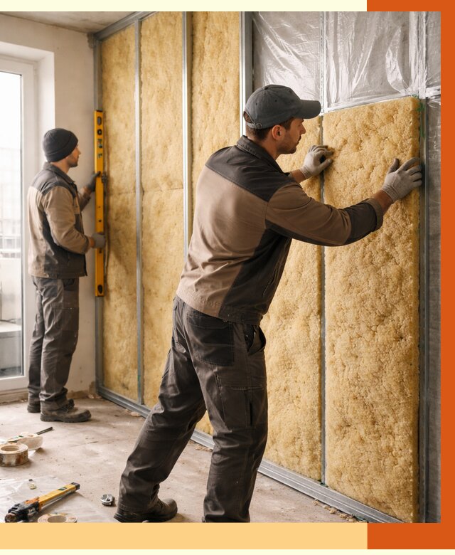 Утепление квартиры изнутри в Ногинске от 4407 руб. за м2 | Проф. работы ТепломастерНгн