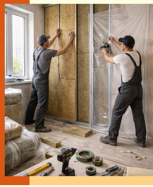 Утепление квартиры изнутри профессионально в Ногинске