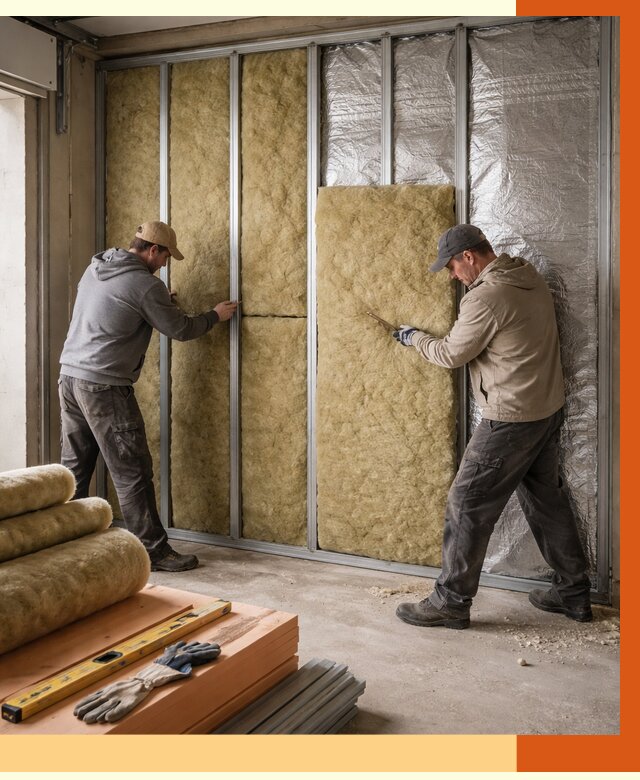 Утепление гаража изнутри в Ногинске от 7598 руб/м2 — работы и цена | ТепломастерНгн