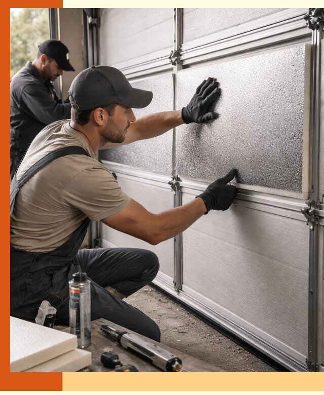 Утепление гаражных ворот в Ногинске качественно и надежно