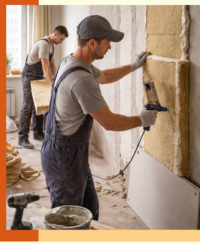 Утепление стен изнутри в Ногинске — качественно и эффективно