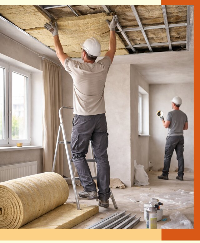 Утепление потолка в частном доме в Ногинске от 962 руб./м² — работы под ключ | ТепломастерНгн