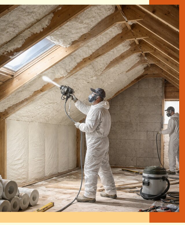 Утепление мансарды ППУ в Ногинске от 2786 руб./м² — заказать под ключ | ТепломастерНгн