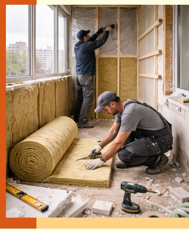 Утепление балкона под ключ в Ногинске качественно и быстро