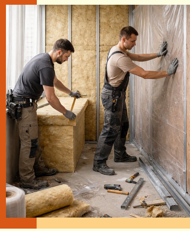 Профессиональное утепление лоджии в Ногинске эффективно и надежно