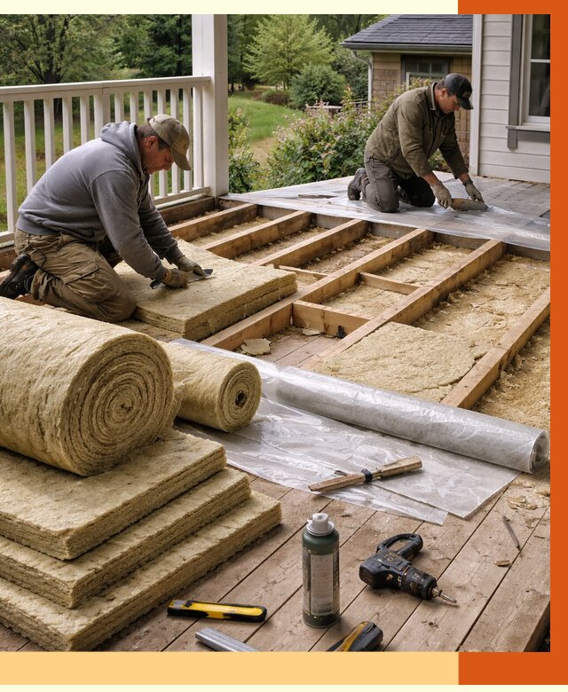 Утепление террасы в Ногинске от 4255 руб./м2 — утеплить террасу под ключ | ТепломастерНгн