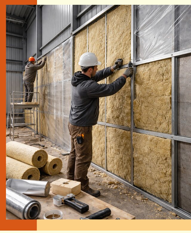 Утепление ангара в Ногинске — профессиональная теплоизоляция помещений