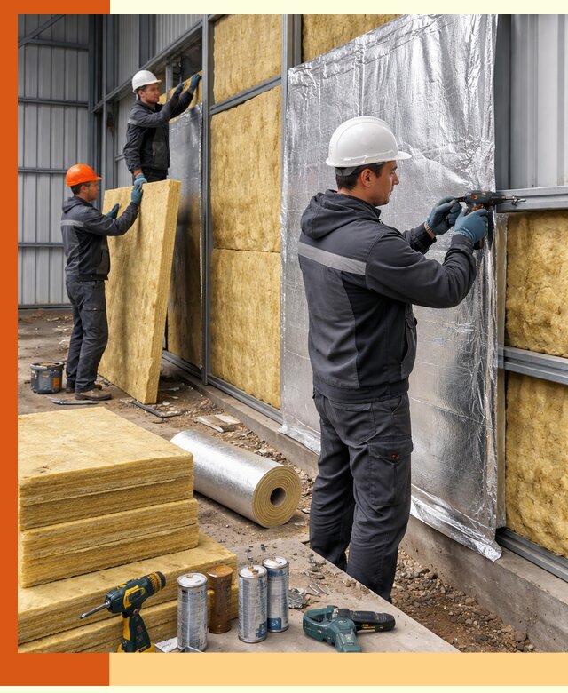 Утепление металлического ангара профессионально в Ногинске