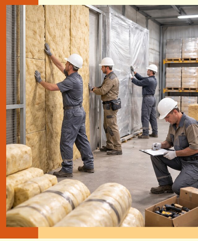 Утепление склада готовой продукции в Ногинске качественно и быстро