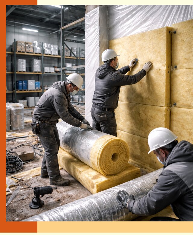 Утепление склада химсырья в Ногинске: безопасная и эффективная изоляция