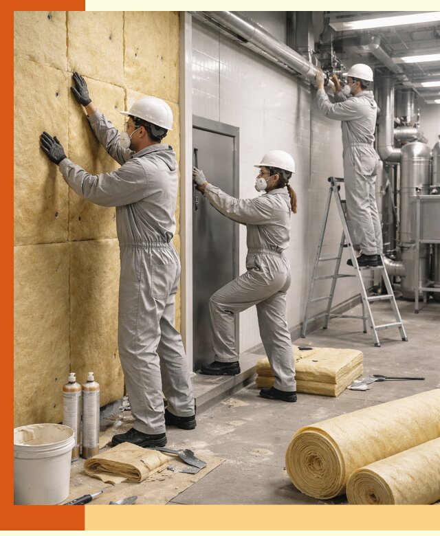 Утепление пищевого цеха под ключ в Ногинске