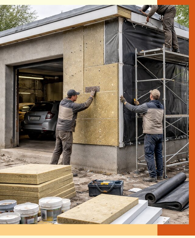 Утепление автосервиса в Ногинске ппу, пеноизоляция, от 14690 руб/м2 — ТепломастерНгн