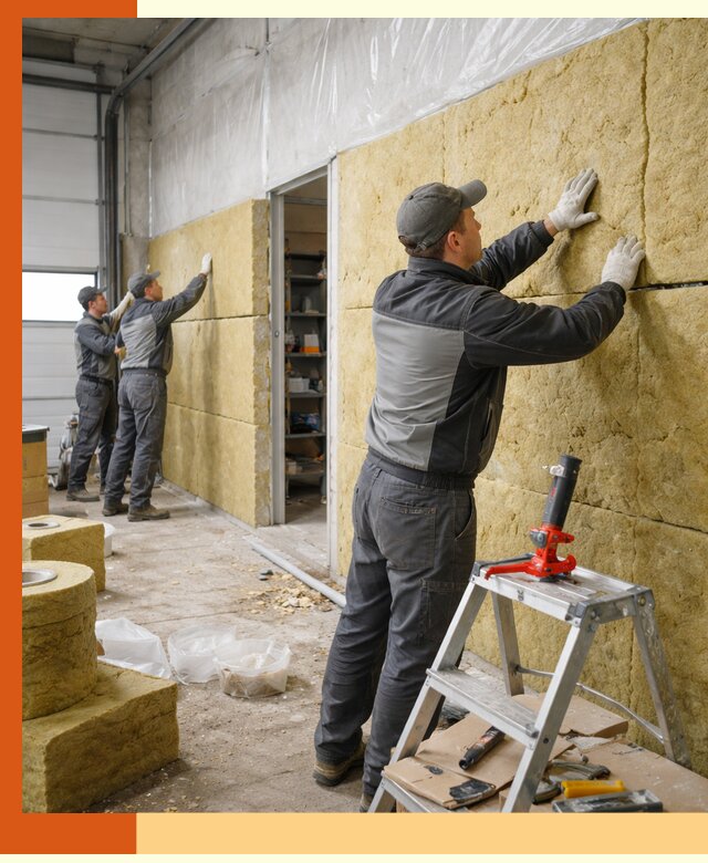 Утепление автосервиса и мастерских в Ногинске качественно и надёжно