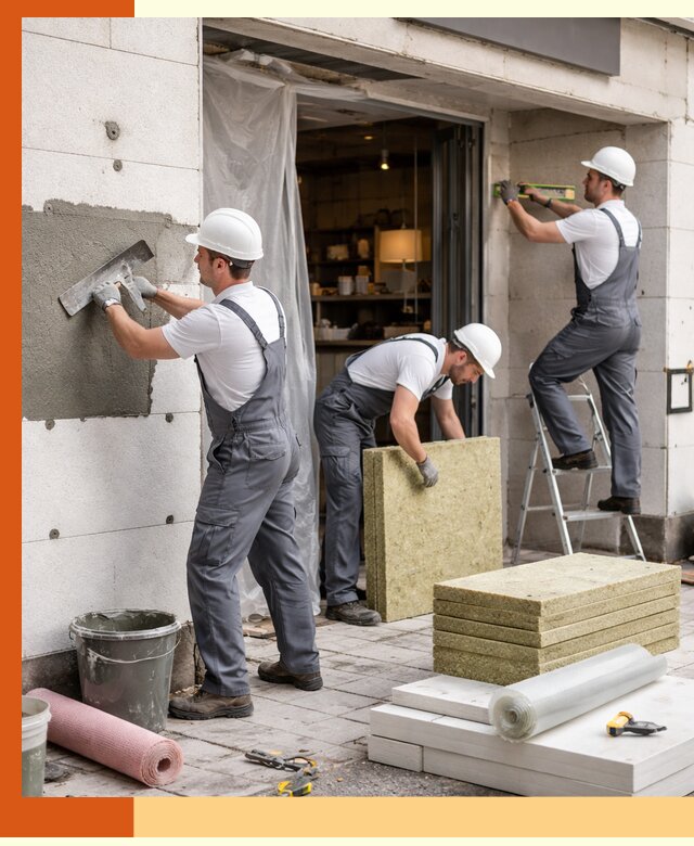 Утепление кафе в Ногинске: профессиональная теплоизоляция и монтаж