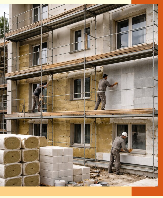 Утепление гостиницы в Ногинске от 7294 руб./м2 — комплексно, ППУ, под ключ | ТепломастерНгн