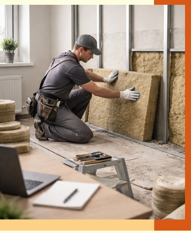 Утепление офиса в Ногинске от 4559 руб/м2 — комплексное утепление офиса под ключ | ТепломастерНгн