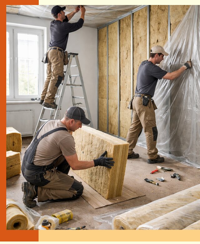 Утепление офисных помещений под ключ в Ногинске