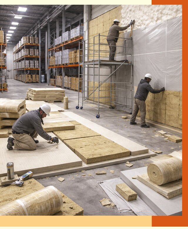 Утепление складского терминала в Ногинске от 7598 руб./м² под ключ | ТепломастерНгн