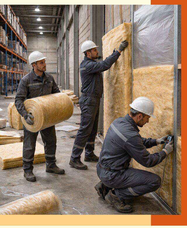 Утепление логистического центра в Ногинске от 4559 руб/м² под ключ | ТепломастерНгн