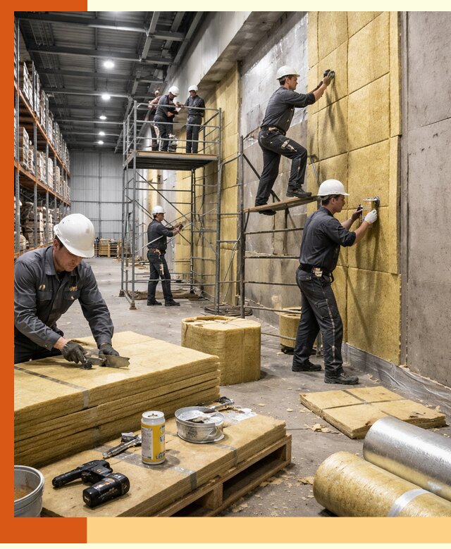 Утепление логистического центра в Ногинске качественно и экономично