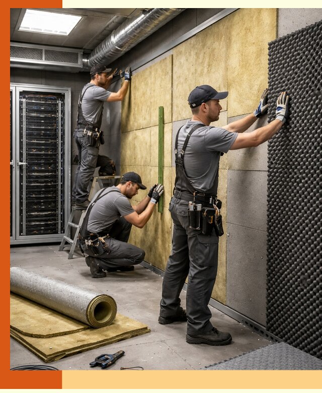 Утепление серверной комнаты профессионально в Ногинске