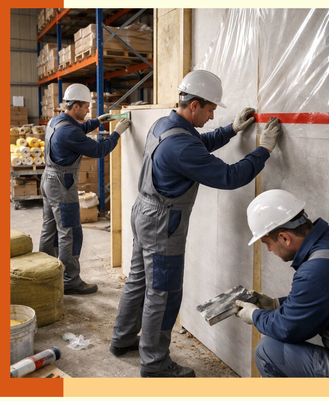 Утепление теплого склада под ключ в Ногинске