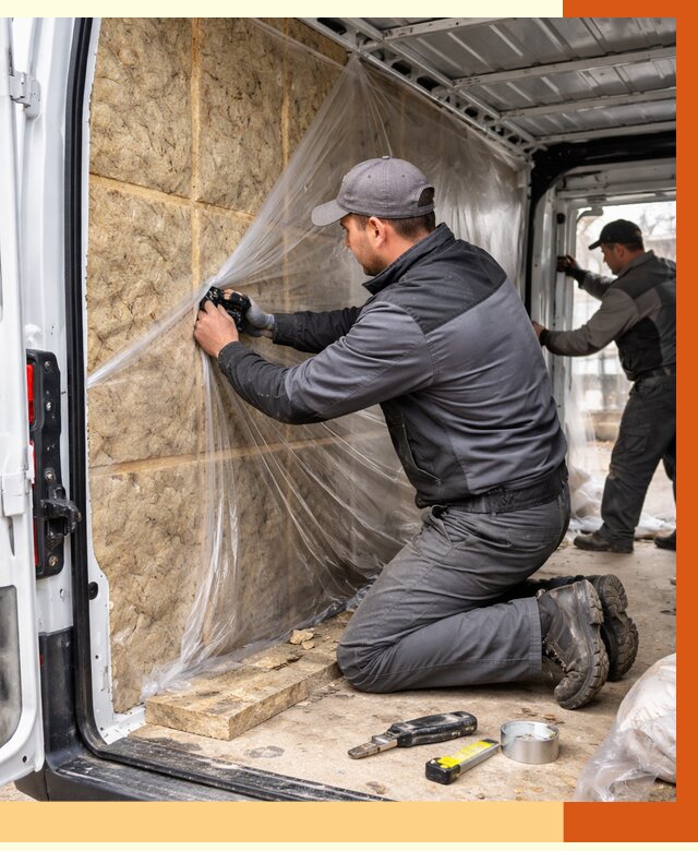 Утепление фургона в Ногинске от 16716 руб/м2 — утепление фургона ППУ и кузова | ТепломастерНгн