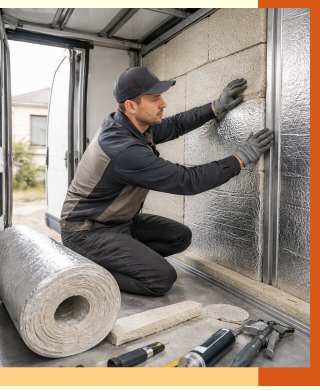 Утепление фургона рефрижератора в Ногинске от 12664 руб./м² под ключ | ТепломастерНгн