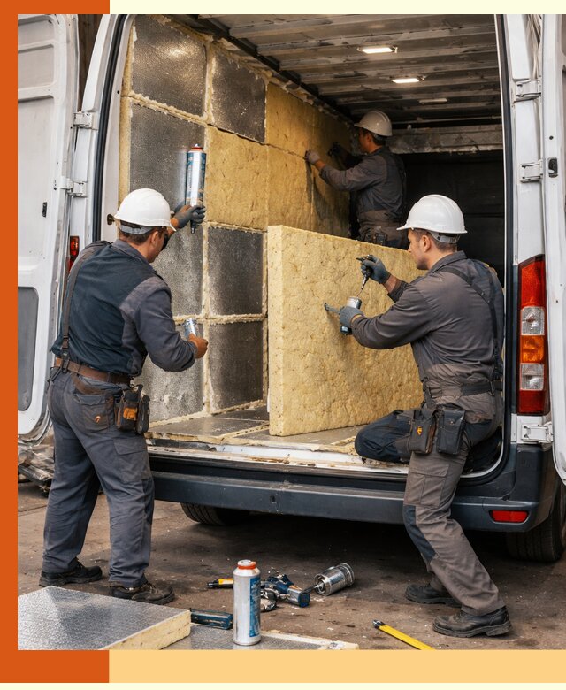 Утепление фургона-рефрижератора в Ногинске для сохранения температуры