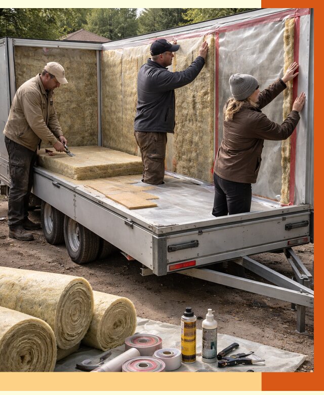 Утепление прицепа в Ногинске под ключ от 12664 руб. — комплекс от ТепломастерНгн