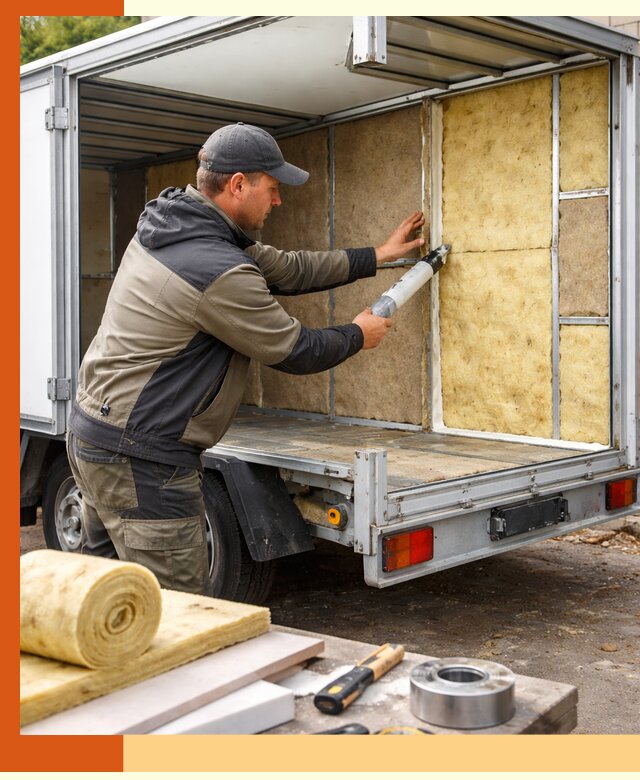 Профессиональное утепление прицепа в Ногинске для любых условий