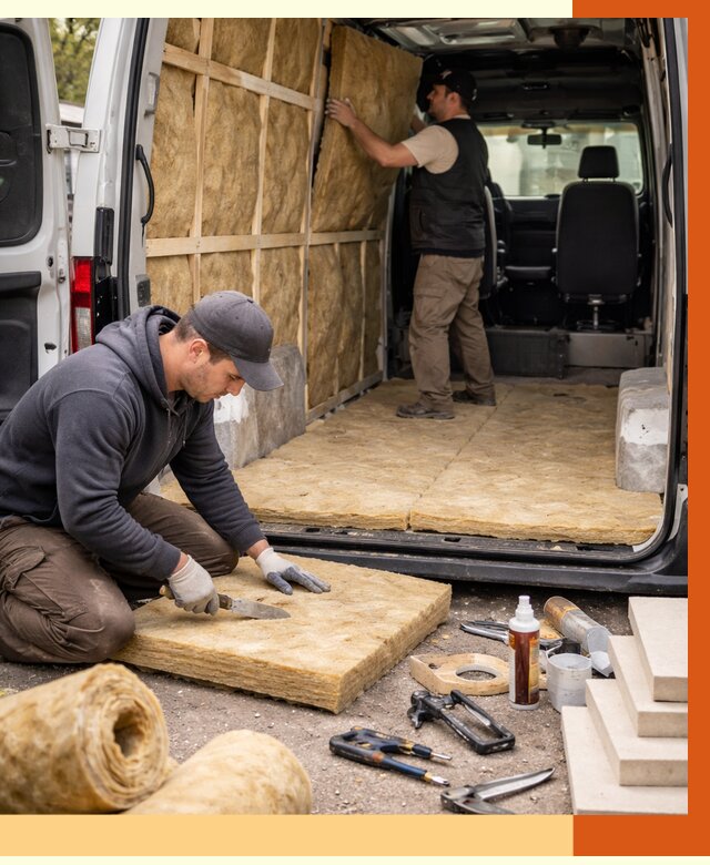 Утепление кемпера в Ногинске под ключ от 12157 руб. — профессионально | ТепломастерНгн