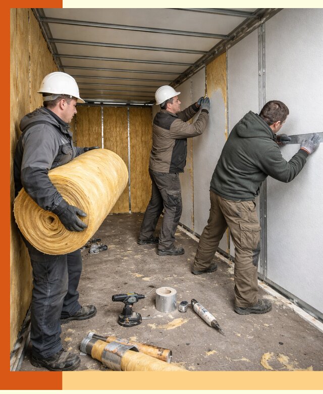 Утепление рефрижераторного контейнера в Ногинске профессионально и надежно