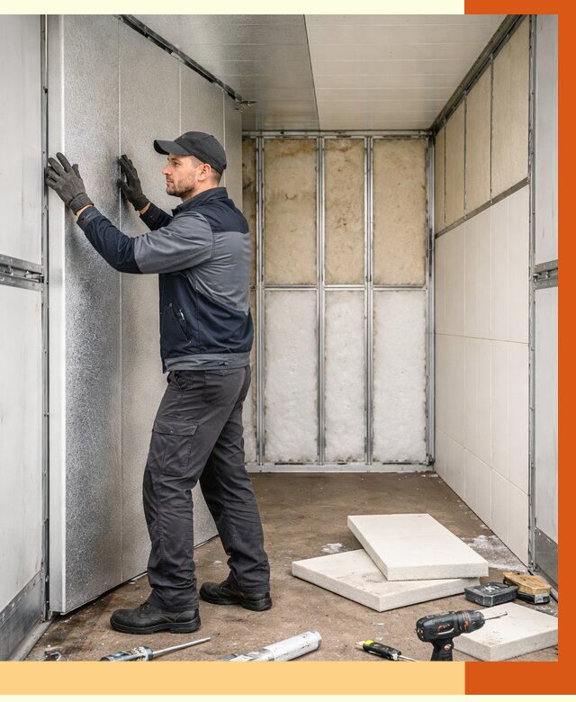 Утепление холодильного кузова в Ногинске от 13677 руб. под ключ | ТепломастерНгн