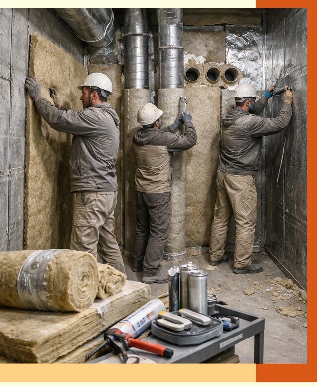 Утепление венткамеры в Ногинске под ключ от 1469 руб. — профессионально | ТепломастерНгн