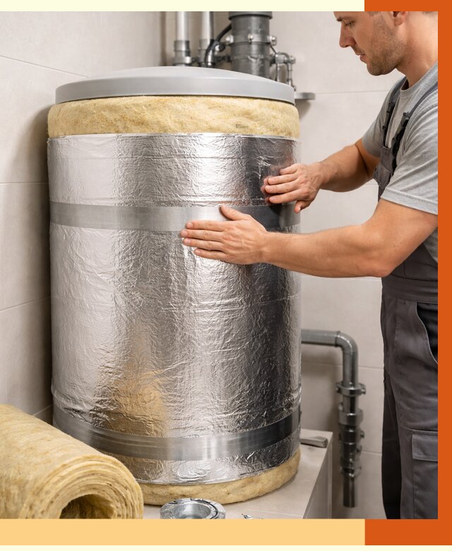 Утепление бойлера в Ногинске от 4559 руб. под ключ | Утепление ППУ | ТепломастерНгн