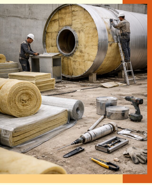 Утепление резервуара с топливом в Ногинске от 27860 руб. под ключ | ТепломастерНгн