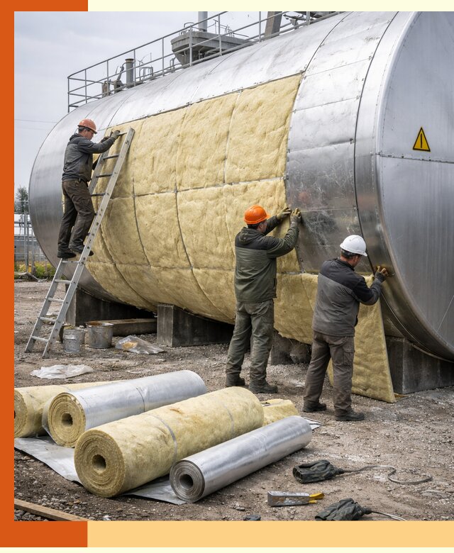 Утепление резервуаров с топливом в Ногинске надежно и экономично