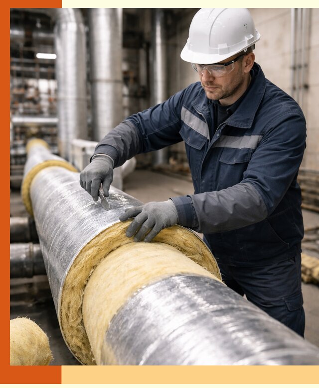 Утепление технологического оборудования и заводских установок в Ногинске