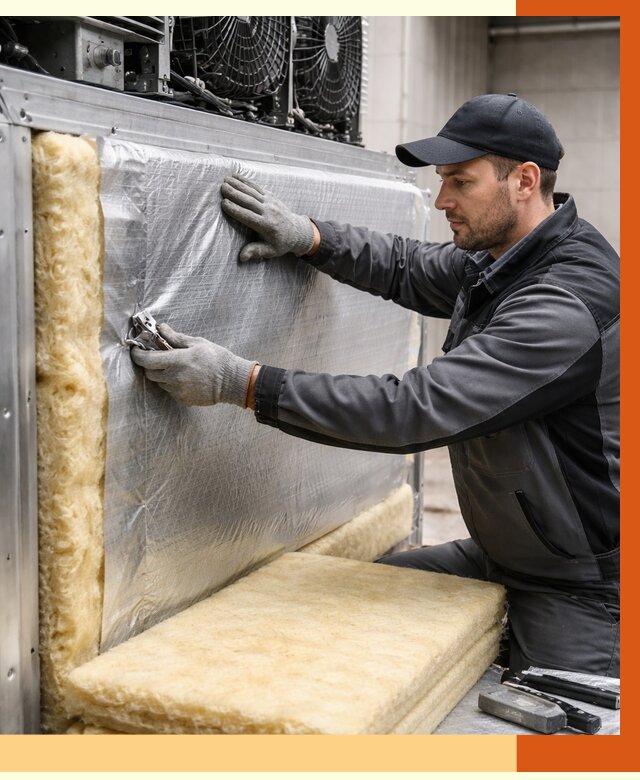 Утепление холодильного агрегата в Ногинске от 8611 руб. под ключ | ТепломастерНгн