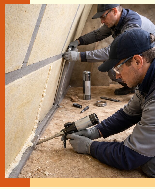 Герметизация стыков ППУ в Ногинске — надежное уплотнение швов