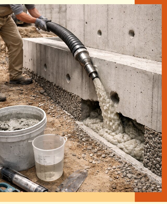 Заполнение полостей фундамента в Ногинске от 6889 руб. под ключ | ТепломастерНгн